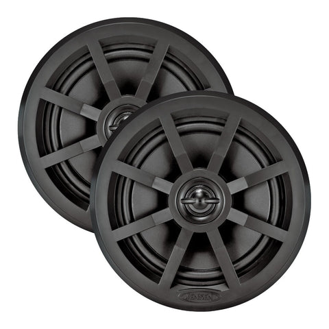 6.5" Waterproof Coaxial Speaker Black Pair (MSX60BR)