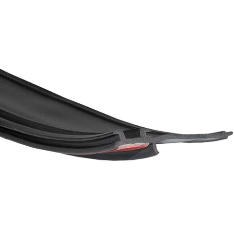 2 7/8" Peel N Stick Wiper Seal W/Track Black 15'L (99-4412-265)