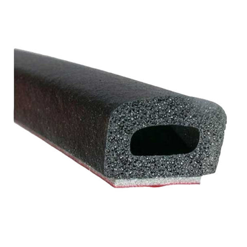 Peel N Stick Large Hollow Rectangular Seal Black 15'L (99-4448-277)