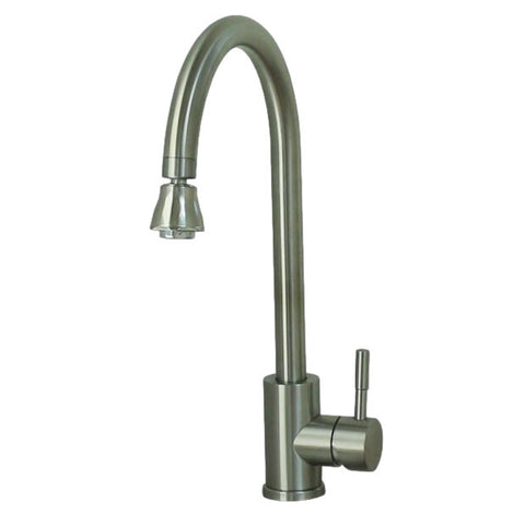 Kitchen Faucet Metal Single Lever Gooseneck Spout (SL700BN-A)