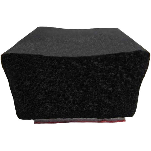 Peel N Stick 1" x 5/8" Rectangular Seal Black 10'L (99-4560-277)