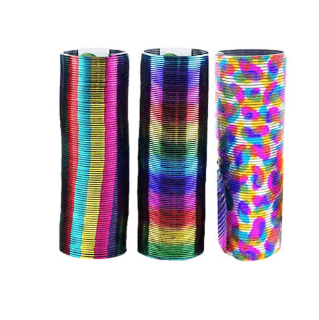 Rainbow Metallic Slinky 2" x 6" (1109)