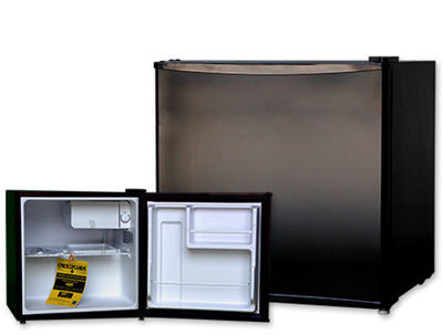 Attitude AT16BF Mini Refrigerator w/ Freezer 1.6 CU FT BLACK