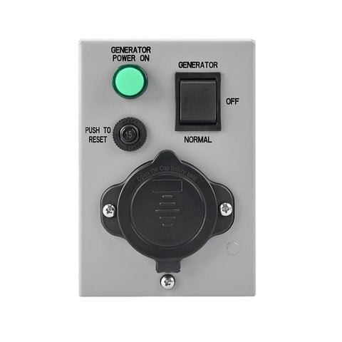 15A Generator Power Inlet Box W/Single Pole Circuit Breaker Transfer Switch (TS-515PB)