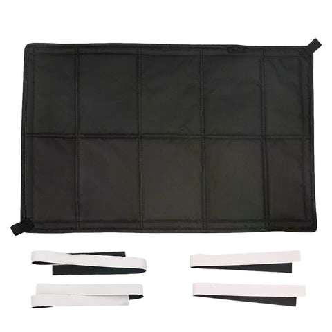 Magnetic RV Door Window Shade 16" x 24" Black (RVCV1624S)