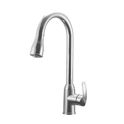 RV Kitchen Single Handle Pull Down Faucet (DF-NMK508-SN)