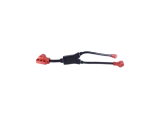 (RVYA1530-50) RV Y Adapter 15A Male and 30A Male Plug to 50A Female Connector