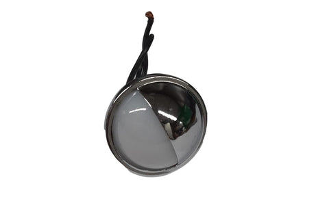 1.5" Round License Plate Light W/Chrome