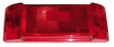 6.25" x 2.25" Marker Light Incandescent - Red  J-480-R - Discontinue
