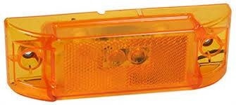 6.25" x 2.25" Marker Light Incandescent - Amber J-480-A - Discontinue