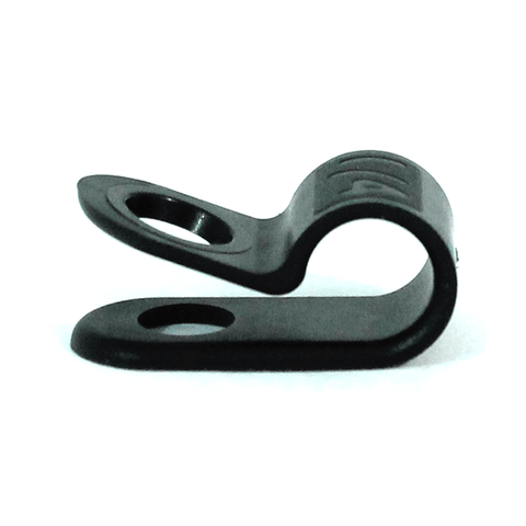 1/4" Black Nylon Cable Clamp