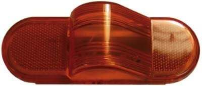 6.5" x 2.25" Incandescent Marker Light Amber Turn w/Grommet & Wire J-63-AK
