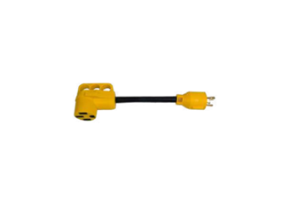 (GAC305018) 30A 3-Prong Locking Male to 50A Female Generator Dogbone Adapter