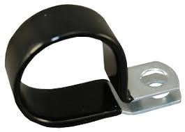 1/2" Black Coated Cable Clamp  ( COV0909Z1 )