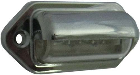 2.5" Rectangle License Light Chrome LED  (J-EC5)