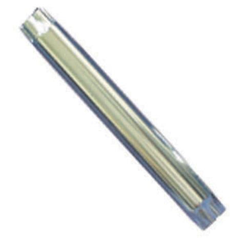 29 1/2" Aluminum Stationary Table Leg; Silver Powder Coat; Tapered Bottom