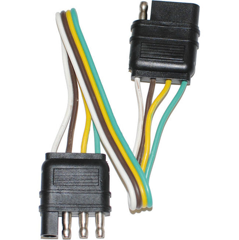 12" 4 Way Trailer Harness Loop  (J-4112-WH)