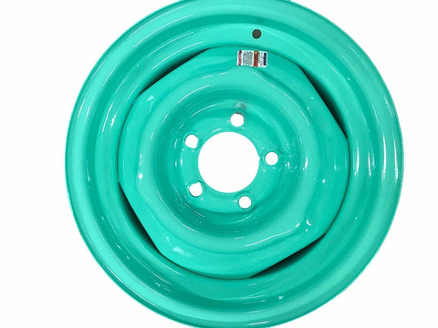 Dexstar Retro 14"x 5.5 Conventional Wheel 5 on 4.5" Bolt - Sea Foam Green (.50 Inset 3.19 Pilot Hole)