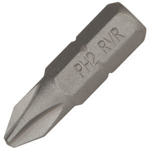 #2 Phillips- 1/4"Hex 1" OAL Extra Hard Insert Bit