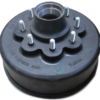 8000# Brake Drum 12.25" x 3 3/8" 8-6.5-9/16