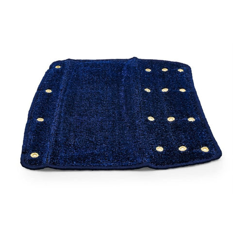 Premium Radius Turf Step Rug (42948) - w / UV&TPE,Hemmed,Radius 22" Wide Blue