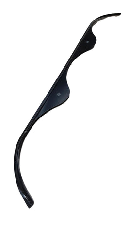 Smooth Aluminum Black | Triple Fender Flare | 108"L x 1"W x 20"H | for Triple Axle Trailer