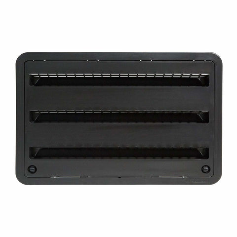 (9108554347) Dometic | 20" Refrigerator Side Vent Assembly | Black