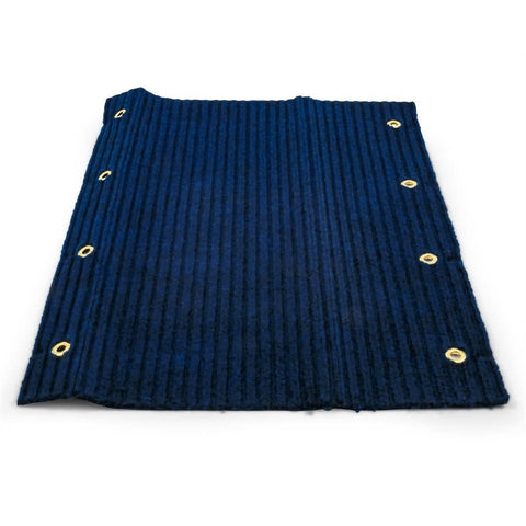 Premium Double Ribbed Step Rug (42954) - Poly. w / UV&TPE, 18"x23" Blue