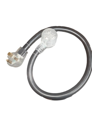 50A Male to 50A Female 36" Adapter w/Clear Plugs