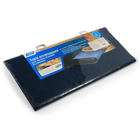 Premium Single Rib Step Rug (42910) - Poly. w / UV&TPE, 22"x 23" Blue