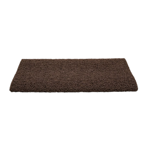 Scrub Rug Premium Step Rug 17.5" x 18" W/UV&TPE Back Brown