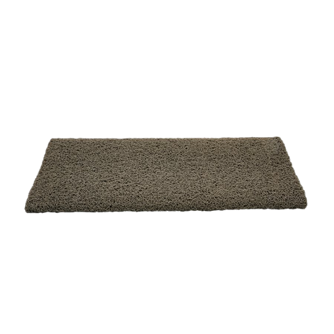Scrub Rug Premium RV Step Rug | 22" x 23" Gray with UV-Resistant TPE Backing | 42968