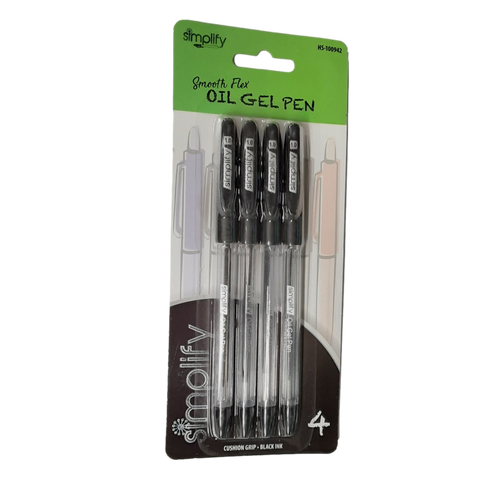 Gel Ink Pens - Black  (HS-100942)