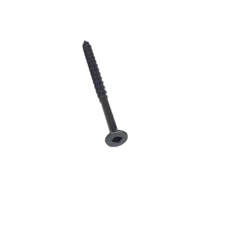 #8 Deck Screw 2 1/2" Square Flat Head (1 Pound) - Black (8R250XPF0G/23TH/NB/8TPI)
