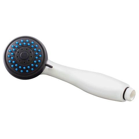 3-Function Handheld Plastic Shower Head  White (PF276052)