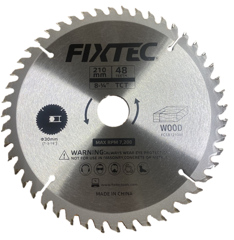 8.25" TCT Saw Blade for Wood (FCSB121048)