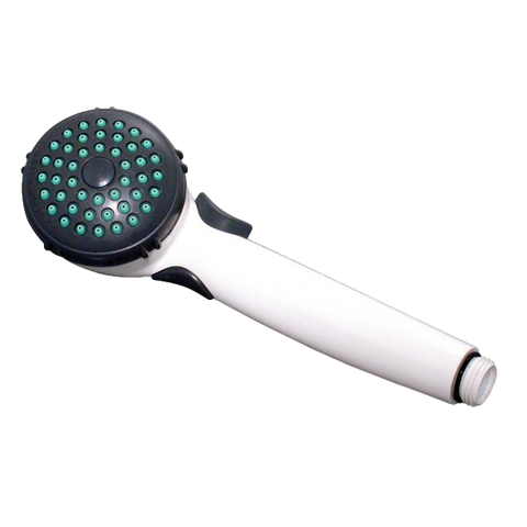 Hand Held Shower Head Single Function W/Trickle Shut Off White (PF276038)
