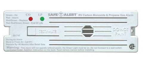 Safe-T-Alert Lp/Co2 Alarm Surface Mount White ( 35-741-WT )