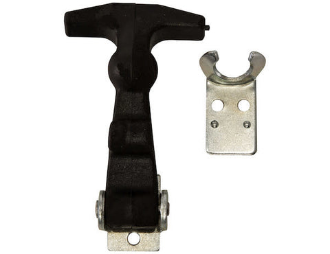 4" Easy Grip Rubber Hood Catch with Bracket (WJ195)