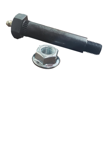 3.25" Axle Bolt Greaseable (Step-Down) w/7/16" Locking Flange Nut (Kit)