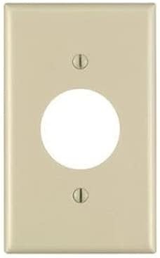 Leviton Single Gang Ivory Single Receptacle Wall Plate  001-86004