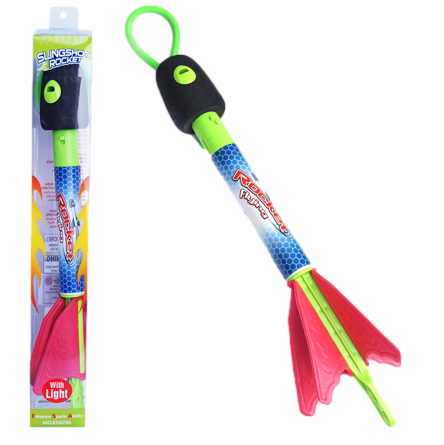Light-Up Slingshot Rocket (10")