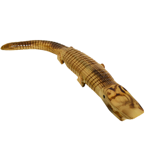 11.5" Wooden Alligator (40-10042)