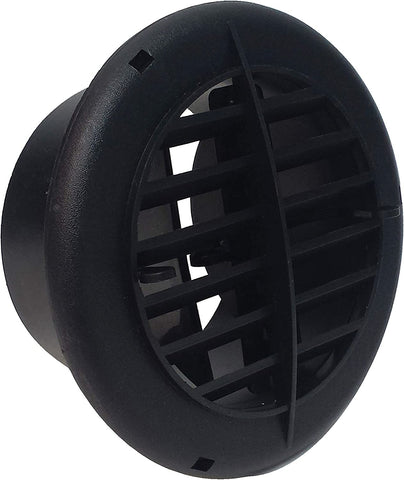 3" Black AC Vent Cover 2pc Assembly
