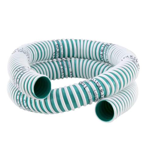 1 1/2" Water Fill Hose NoFlats/Cuffs (10 FT PCS ) Green & White