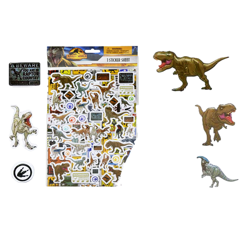 3D Sticker Set (Jurassic World) 45 CT