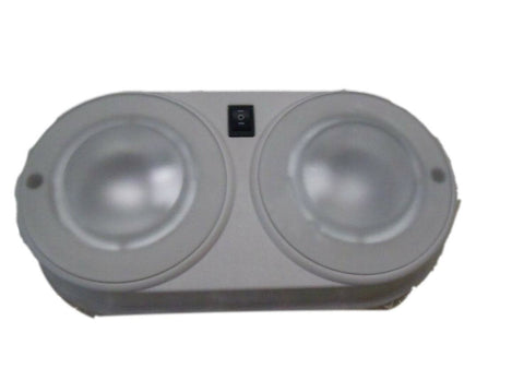 4.5" Frosted Surface Mount Dual Light Fixture  81237-W