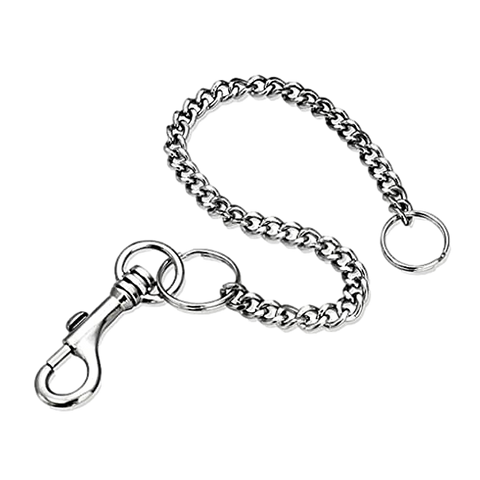 Metal Chain Keychain With Hook Clip (12')