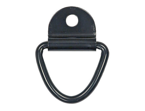 1/4" D-Ring W/Clip Black Zinc ( LB21 )