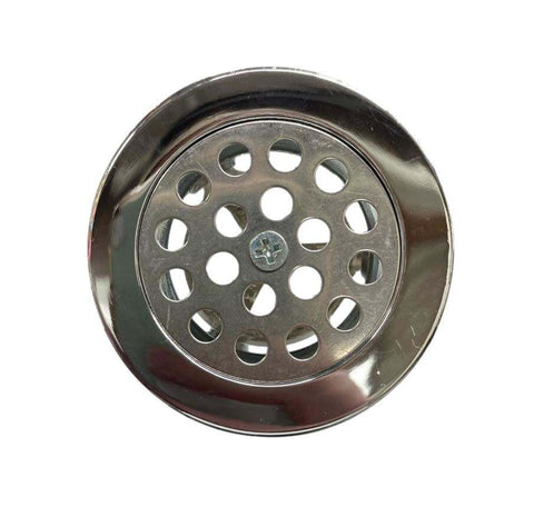 2" Plastic Shower Drain-Chrome Finish